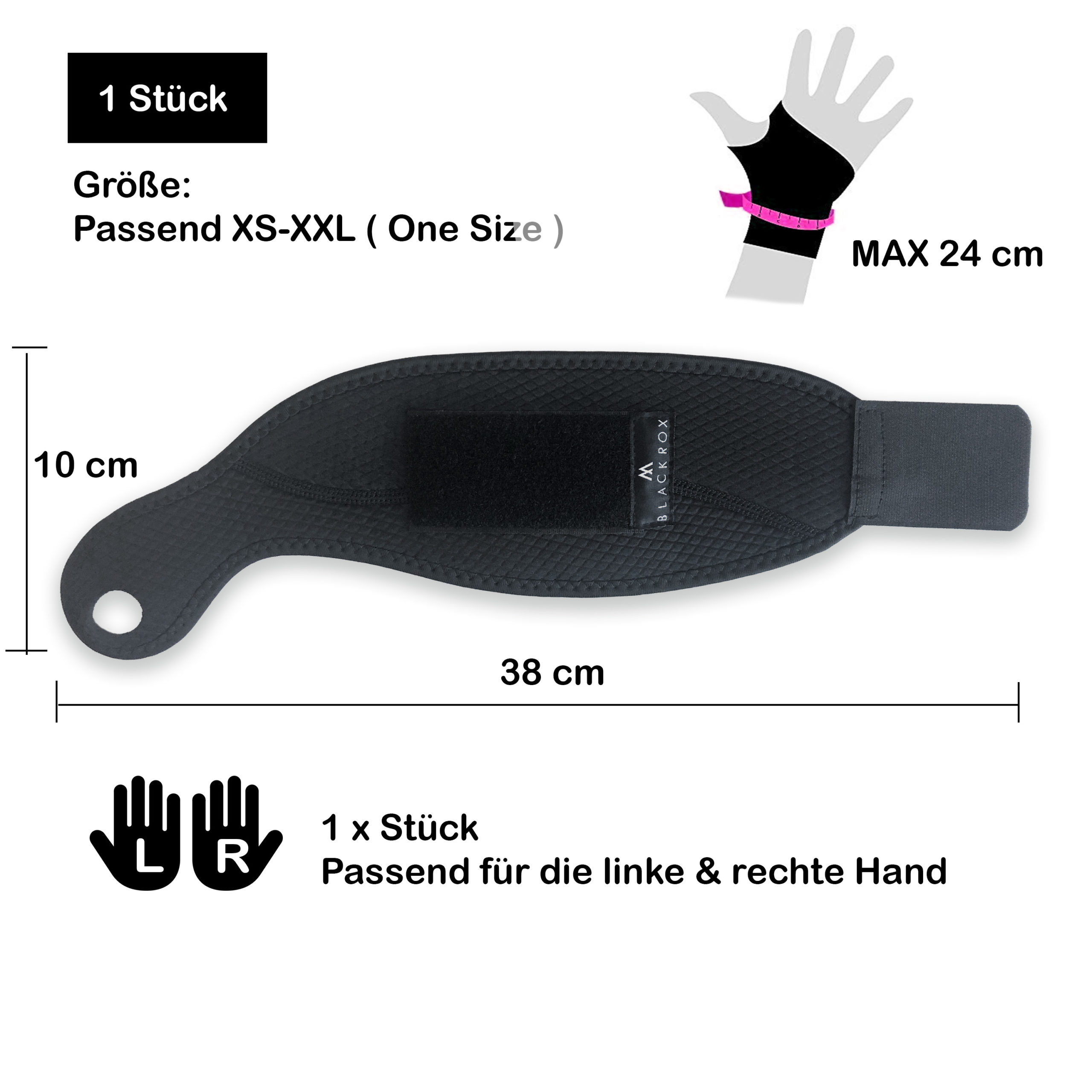 BLACKROX-Handgelenkbandage