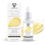 ROXUNITED Retinol Serum, frei von Hormonen, Mineralölen und Silikonen, für jeden Hauttyp, kein Aluminium, ohne Prostaglandin, Anti Falten, Anti Aging, langanhaltende Feuchtigkeit